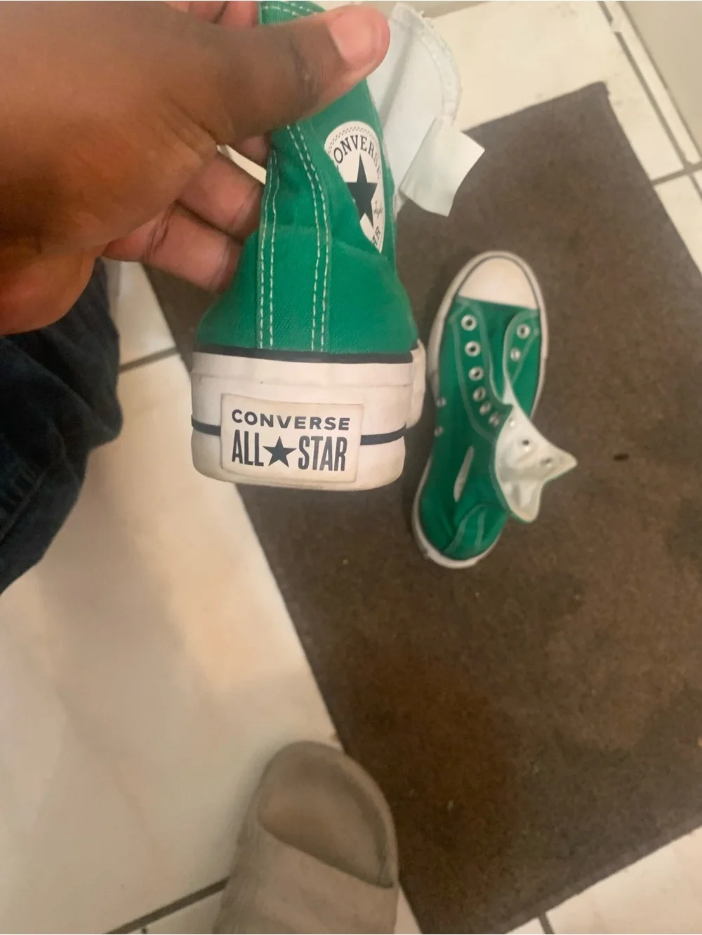 Converse bright green